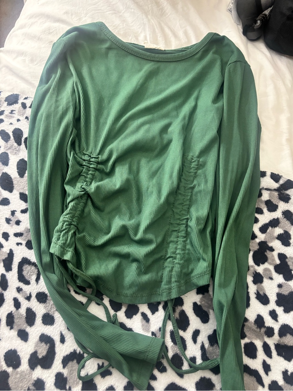 Green long sleeve shirt
